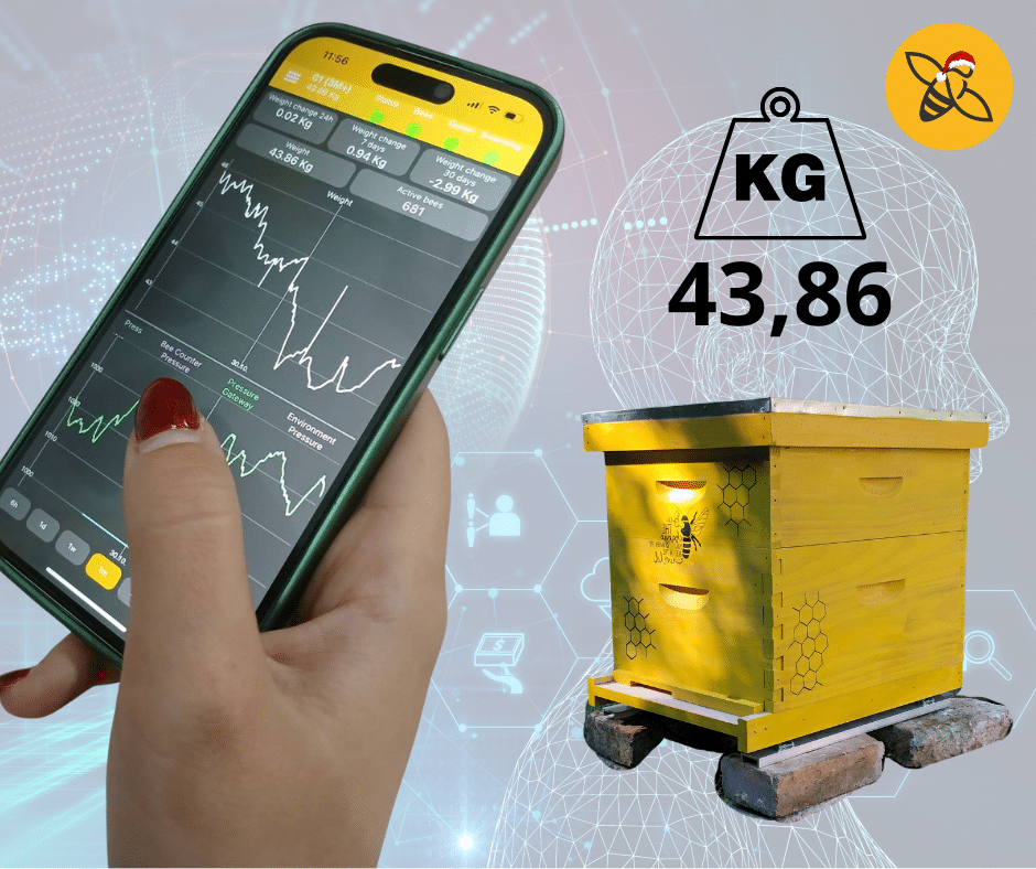 Bienenstockwaage aus Metall – Bild 2